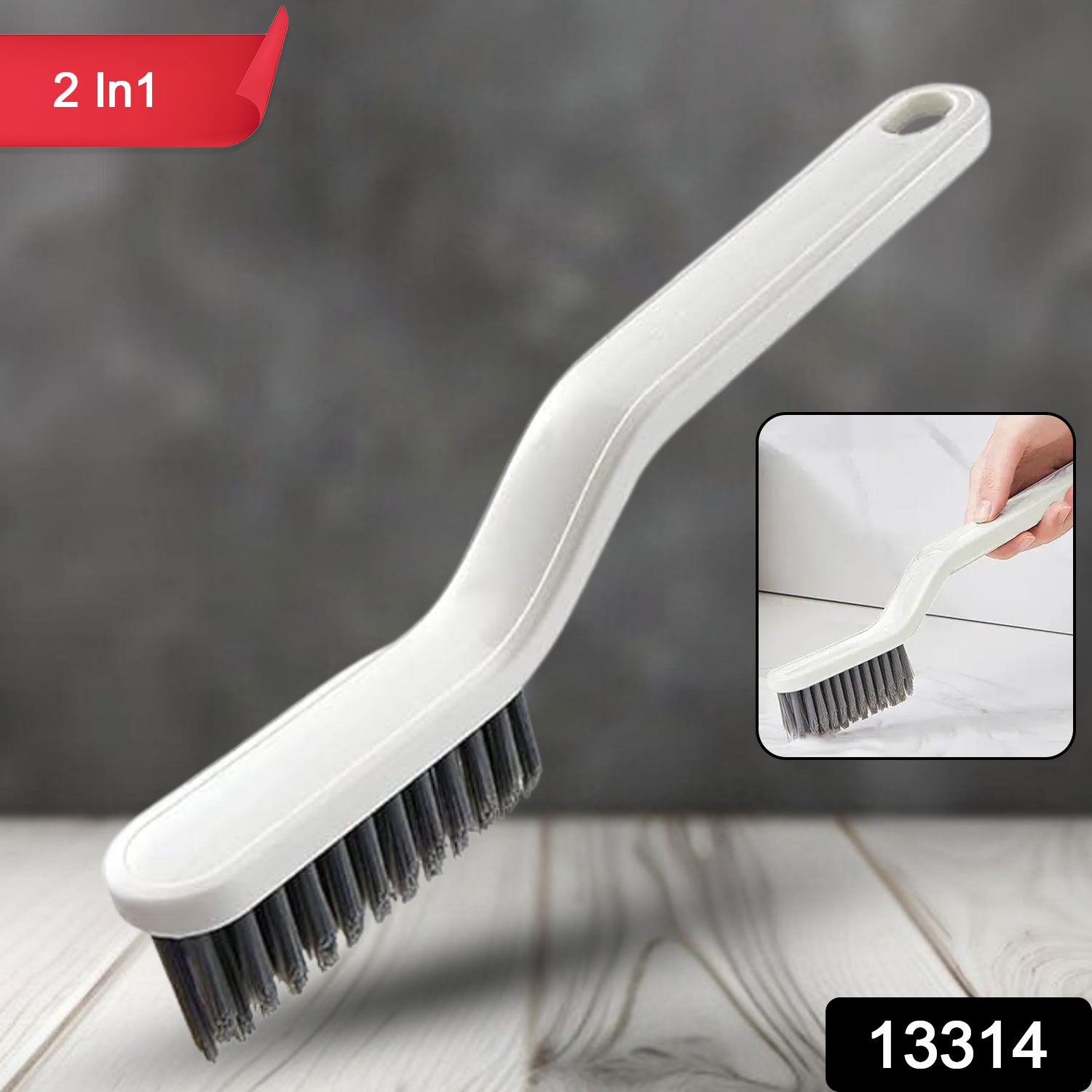 Multifunctional Floor Gap Brush 2 In 1 Cleaning Brush (1 Pc) Multifunctional Floor Gap Brush 2 In 1 Cleaning Brush (1 Pc)